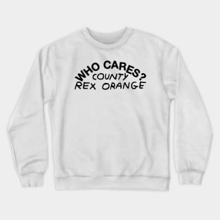 Rex Orange County Merch Who Cares Crewneck Sweatshirt